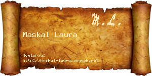 Maskal Laura névjegykártya